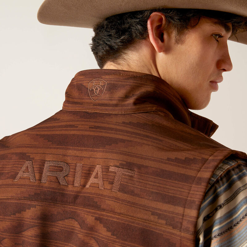 Ariat MEN'S Logo 2.0 Chimayo Vest (Shaved Chocolate)